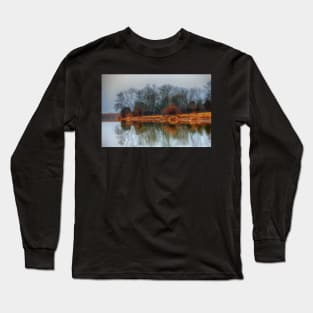 Grey Day At The Lake Long Sleeve T-Shirt